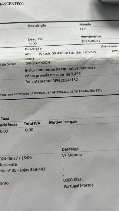 APPLE - Watch S9 41mm Luz das Estrelas Sport