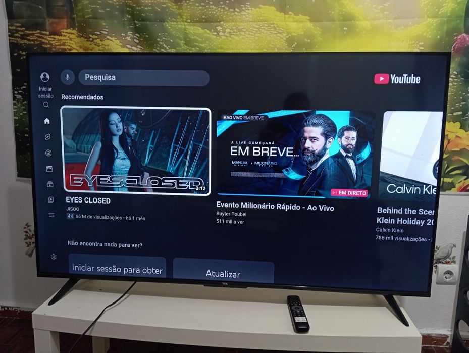 Televisão TCL de 55 polegadas
