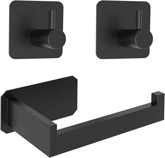 Samoprzylepny Uchwyt na Papier Toaletowy za Stali Nierdzewnej+2xUchwyt