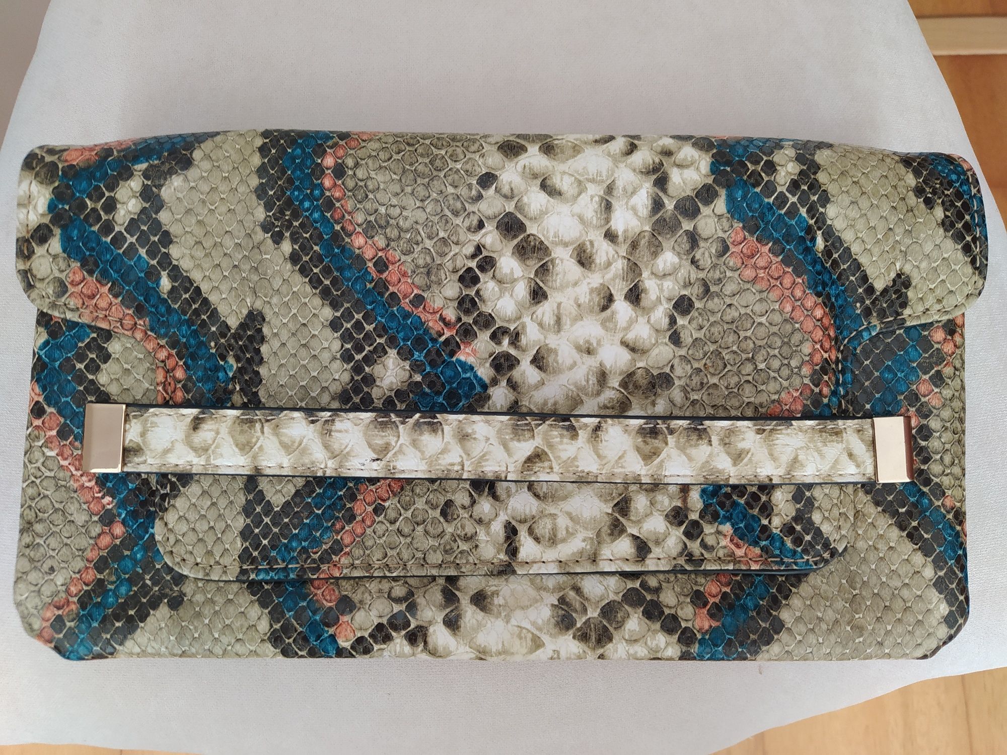 Bolsa de mão multicolor da Zara