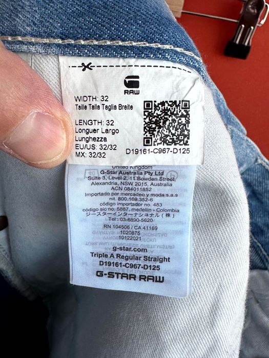 ??? G-Star Raw Triple A Оригінал чоловічі джинси штани розмір 32 33