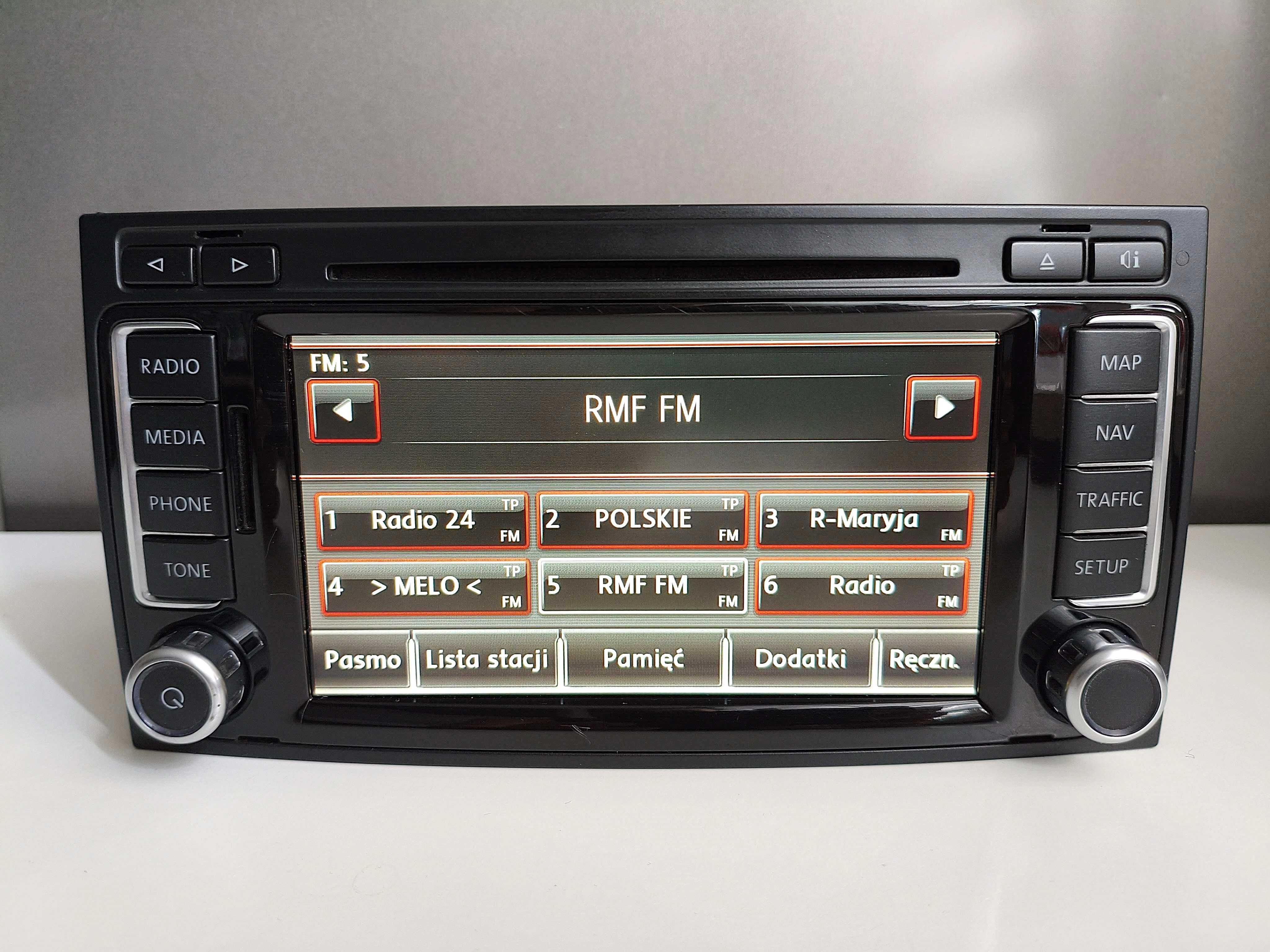 Radio VW RNS510 Touareg T5 Multivan KOD