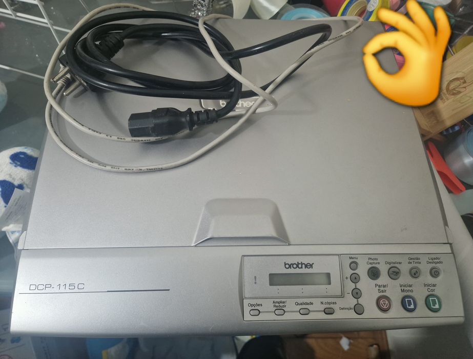 Impressora Brother DCP-115C com cartuchos incluídos!