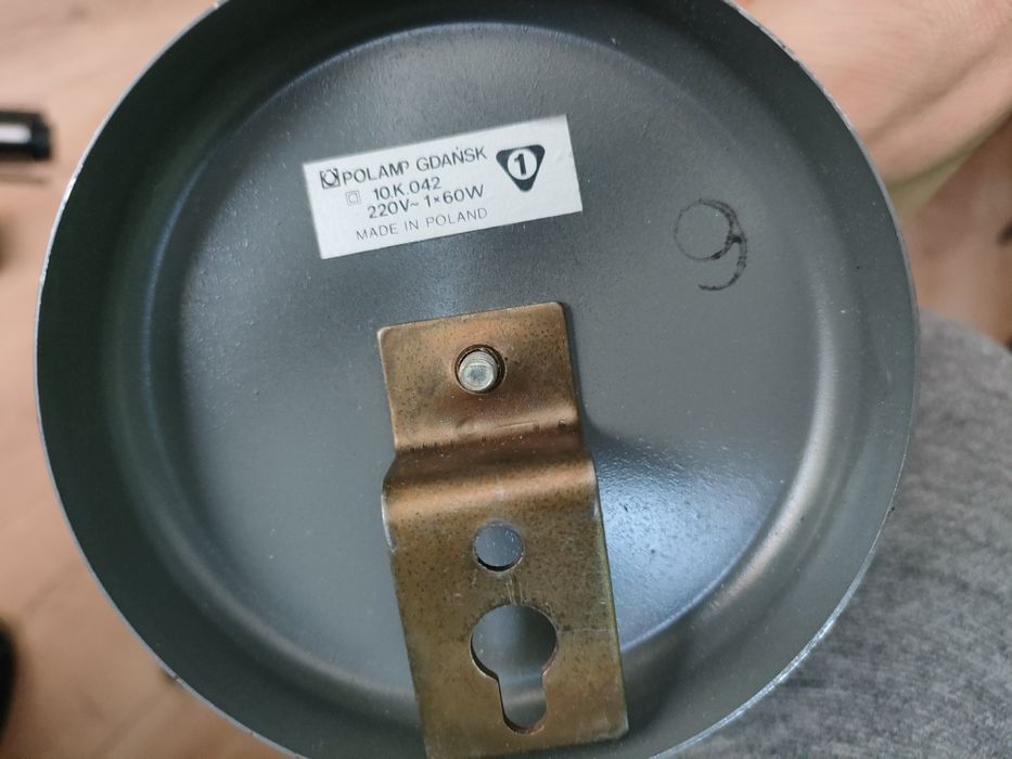Lampa kinkietowa Połam Gdańsk 60W Polska kinkiet retro PRL vintage