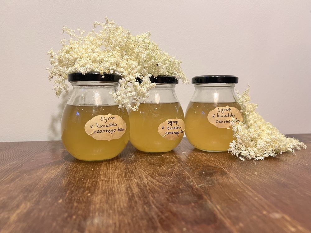 Syrop z czarnego bzu domowej roboty, naturalny!