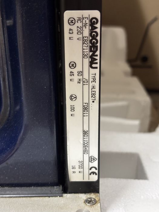 Piekarnik Gaggenau nie miele