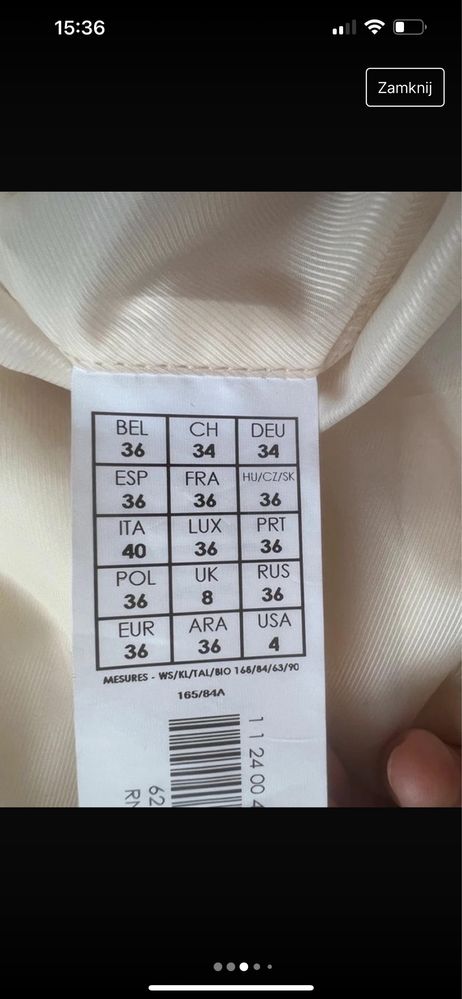 Płaszczyk futerko Promod  36