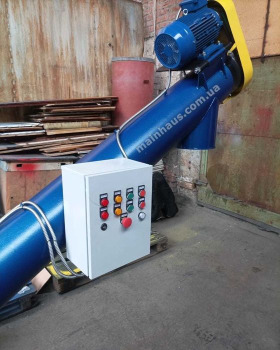 розвантажувач вагонів типу хоппер шнек для зерна 70т/г погрузчик