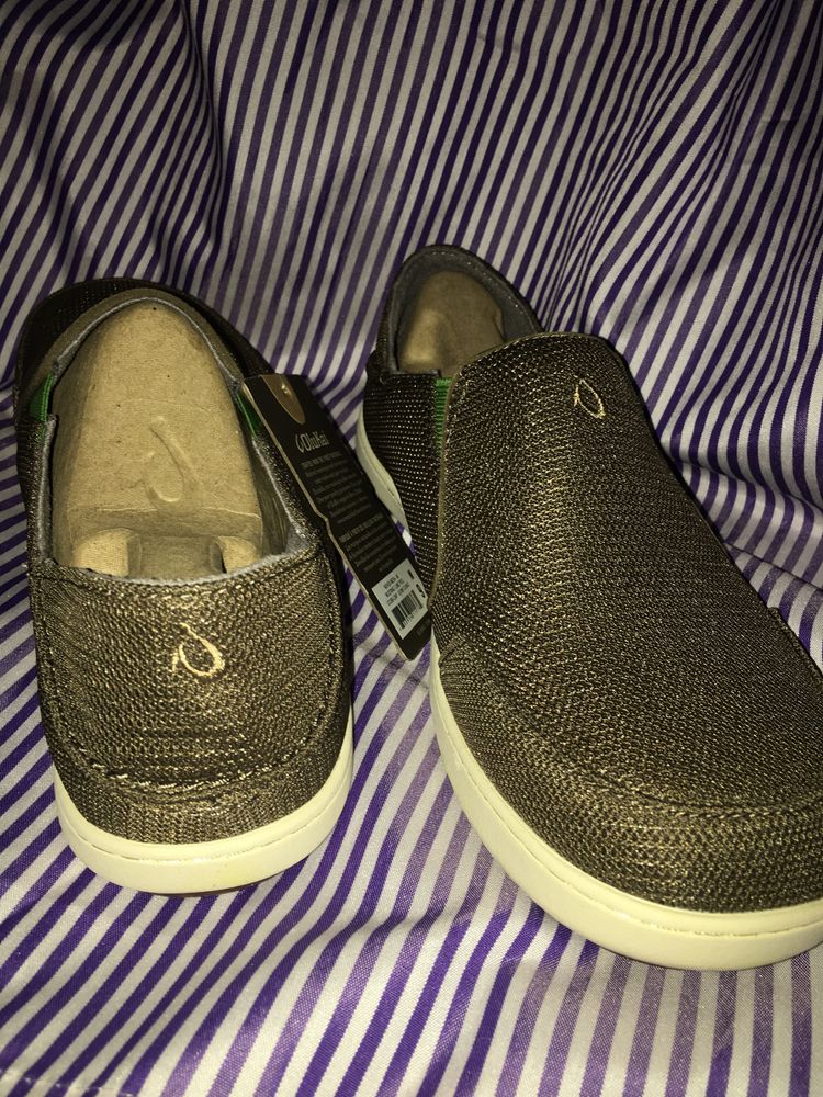 OluKai Nohea Mesh Slip-On - Mustang / Casca de Limão