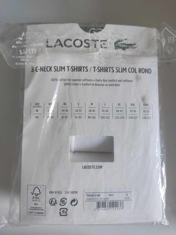 3 pack podkoszulek Lacoste