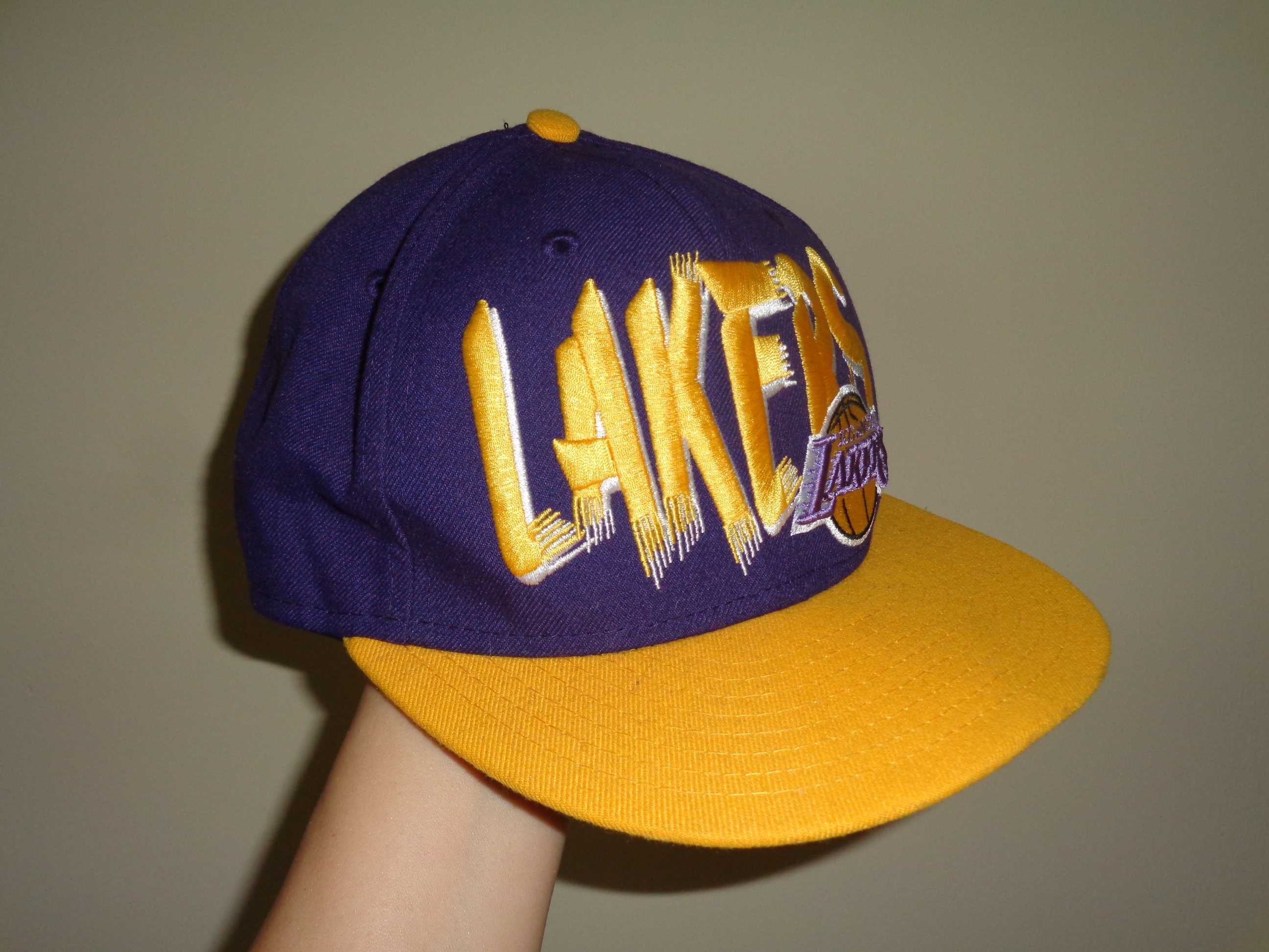 NBA LAKERS Los Angeles NEW ERA Hardwood Classics bejsbolówka r. M-L