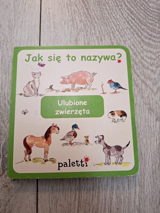 Książeczka Jak się to nazywa? Ulubione zwierzęta.  Używana