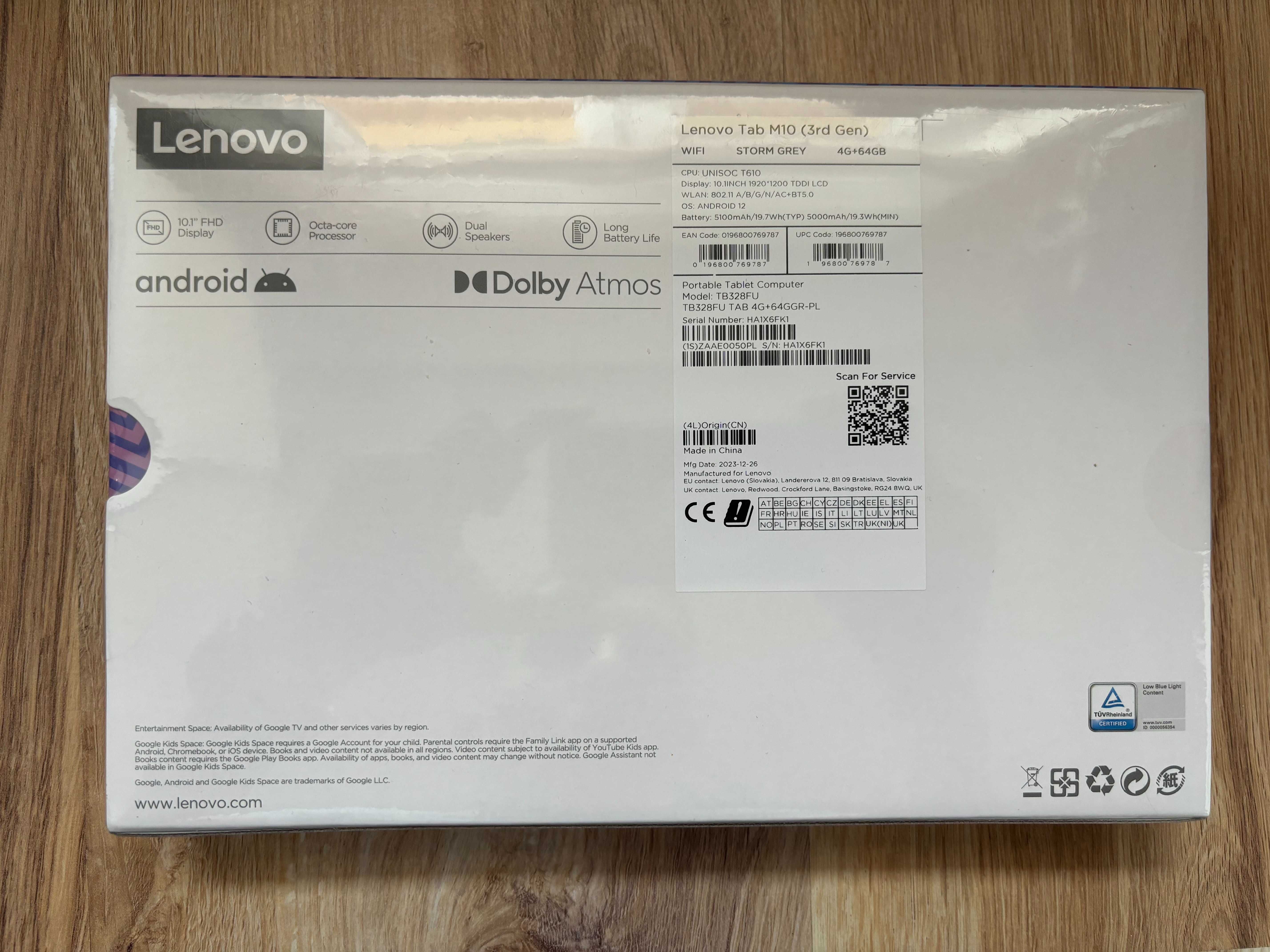 Tablet Lenovo M10 (3rd Gen)
