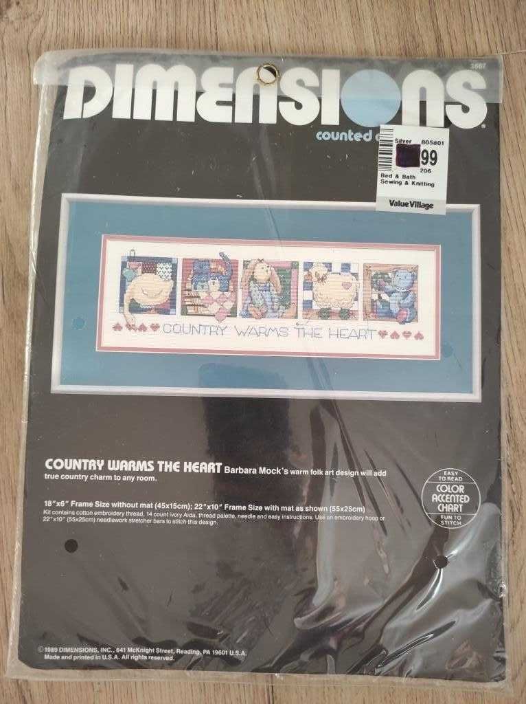 Набір для вишивання Dimensions Country Warms The Heart