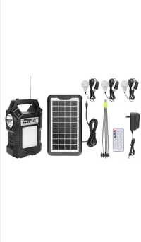 Портативна сонячна автономна  система Solar GDPlus GD-8060 + Bluetooth