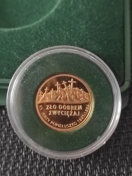 37 + 25 złote Popiełuszko+ Solidarność