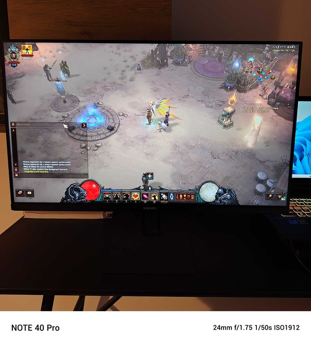 Monitor Xiaomi 23.8" 1920x1080p. IPS180Hz + kontroler MAD DOG