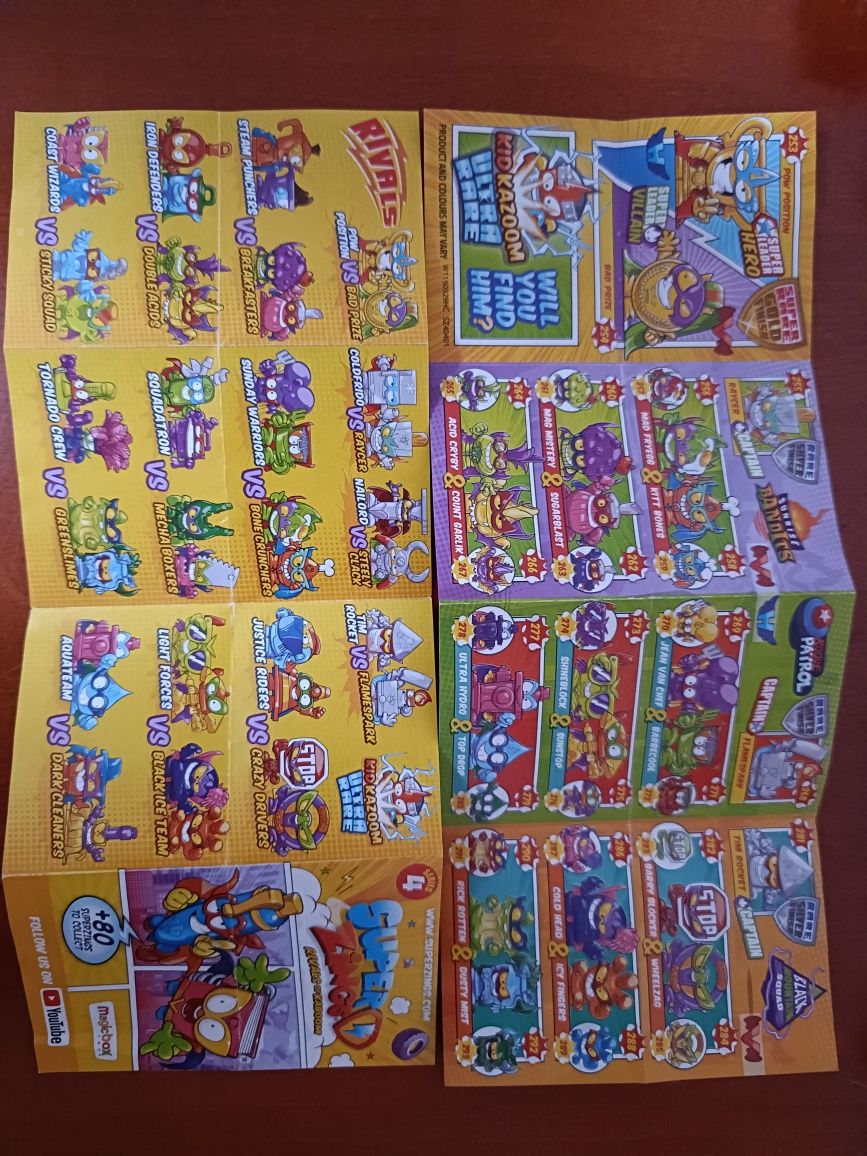 Super Zings Things seria 4 komplet + dodatki