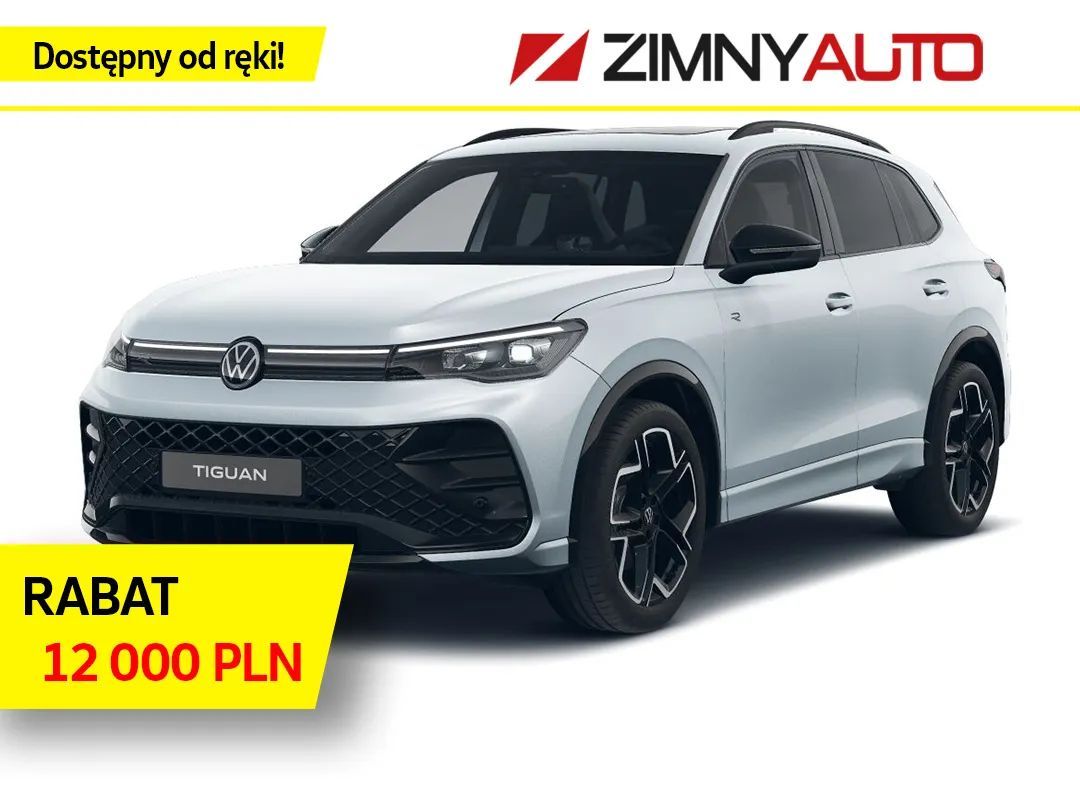 Volkswagen Tiguan R-Line Plus 2,0 TSI 4MOTION 204 KM DSG/ Rabat 12 000 PLN/Hak/ Od ręki!