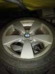 Komplet felgi z zimowymi  oponami BMW E60 5x120