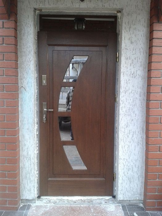Drzwi zewnętrzne drewniane od ręki Otwock i okolice!Czyste powietrze