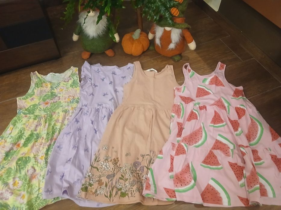 Mega paka ubrań dla dziewczynki na lato i wiosnę r 134/140