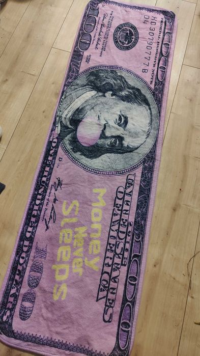 "100 US Dollars" Крутой Коврик 150х45 cм В Идеале