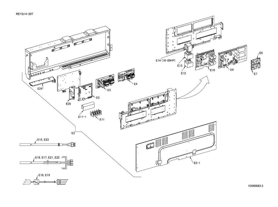 DAIKIN PCB ASSY PC13001-3
