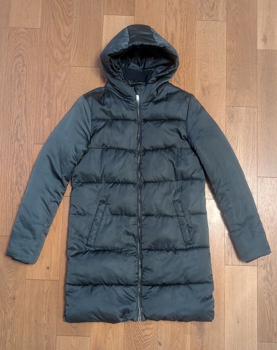 Kurtka zimowa damska Reserved S 36 płaszcz pikowany z kapturem