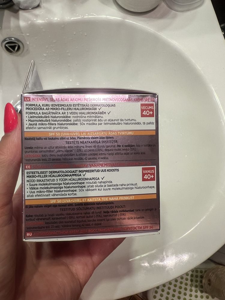 Loreal revitalift filller hialuron przeciwzmarszczkowy krem