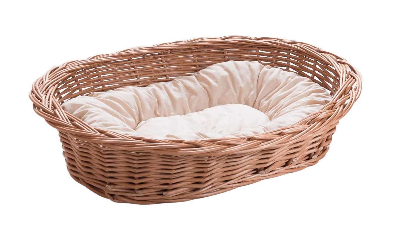 Kosz wiklinowy dla pieska/kota