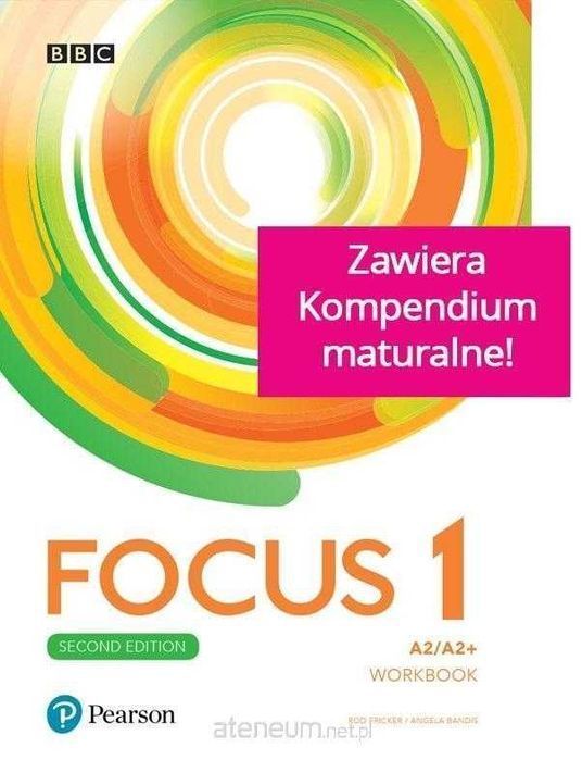 NOWE^ Focus 1 Ćwiczenia + Kompendium Maturalne Longman Pearson