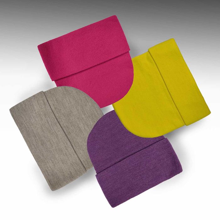 Шапка жіноча дитяча акрил подвійна