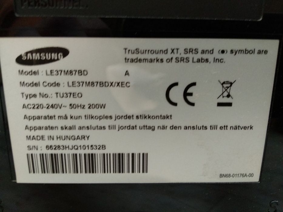 Televisão Samsung LCD 37''