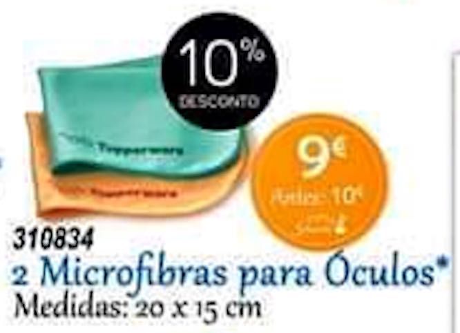 2 MicroFibras para Óculos Tupperware