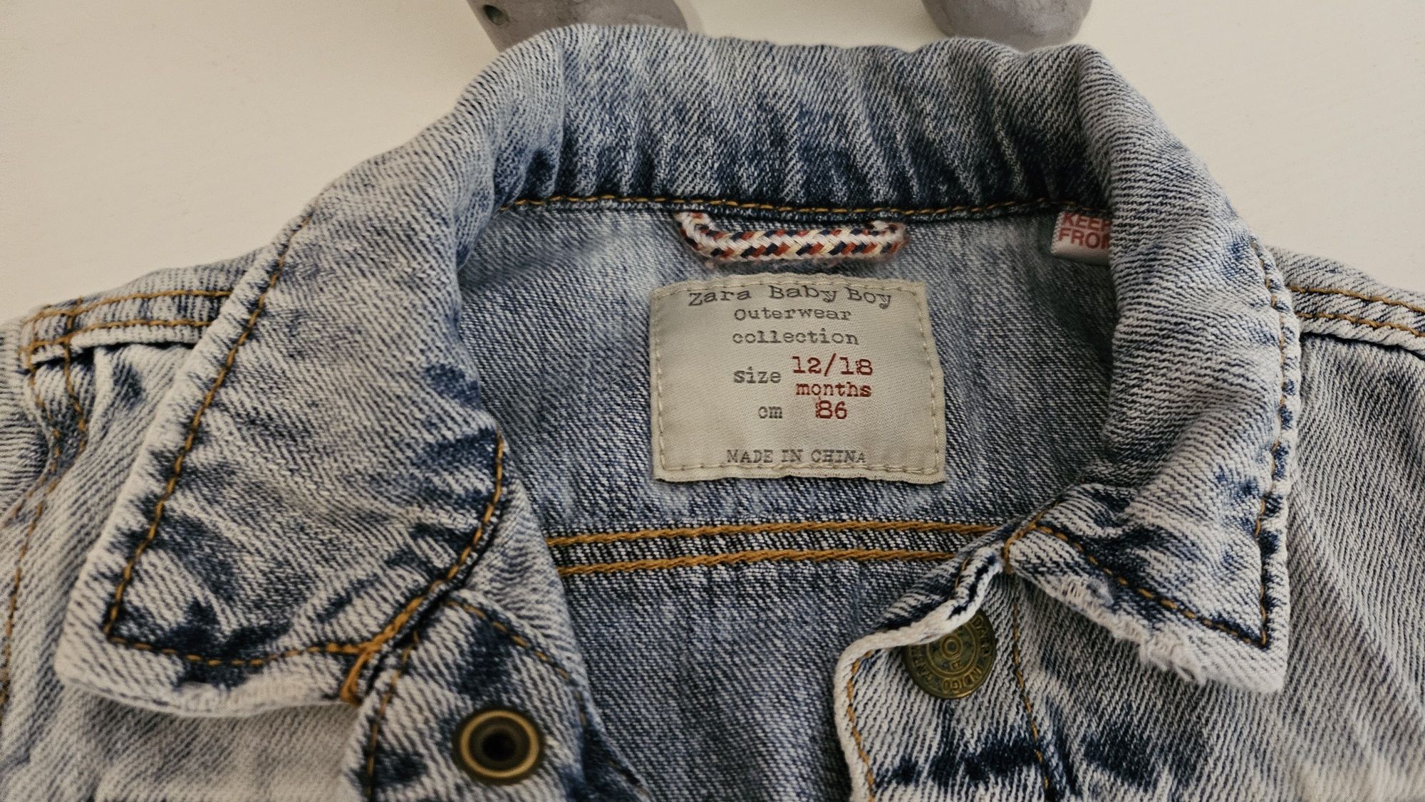 Kurtka Zara jeans rozm.86