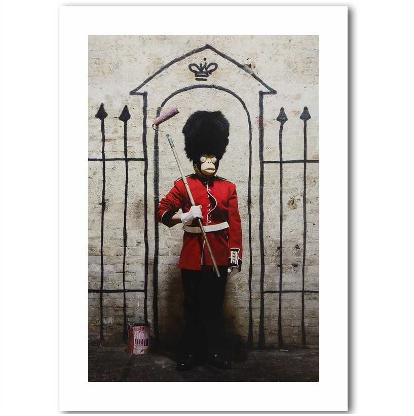 Banksy, plakat, Londyn 50z70