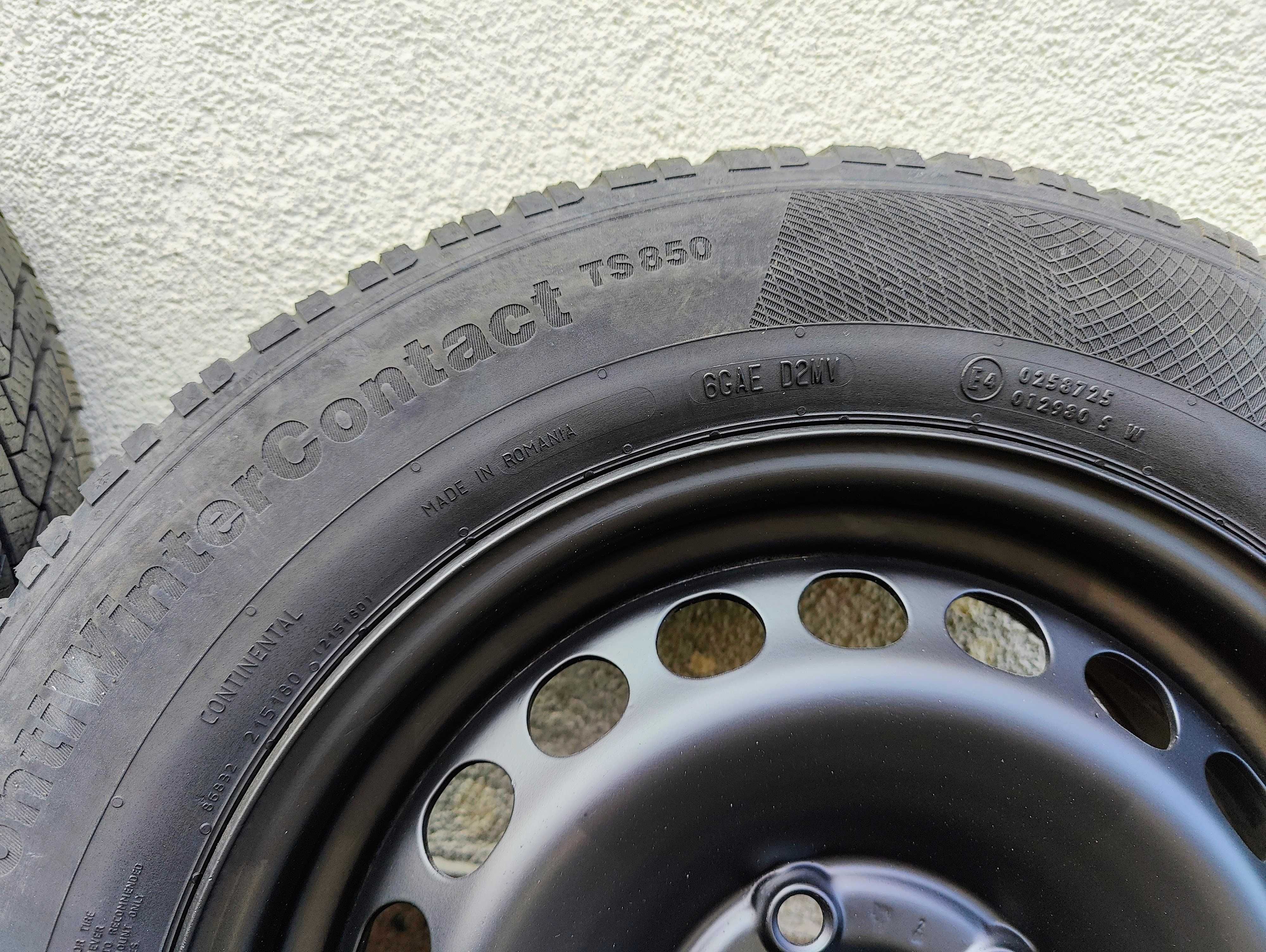 Sprzedam felgi VW komplet kół zimowych R15 5x112 +Kołpaki jako prezent