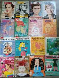 16 sztuk magazyn Sens Psychologia  Charaktery