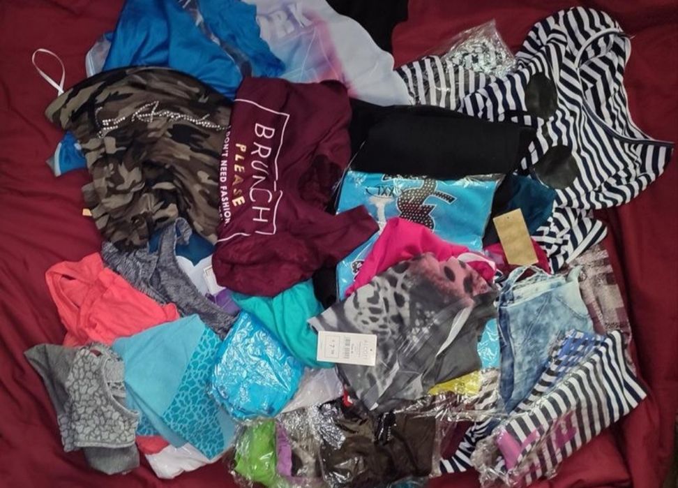 Огромным лотом 50шт женская новая одежда