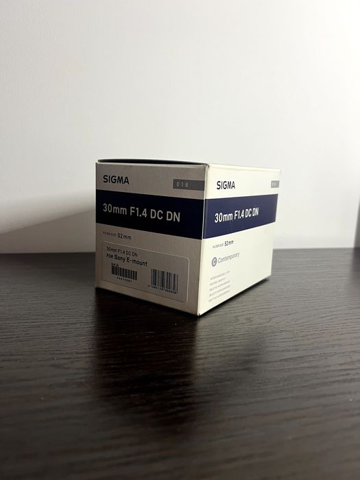 Obiektyw Sigma 30mm f1.4 Sony E + filtr ND