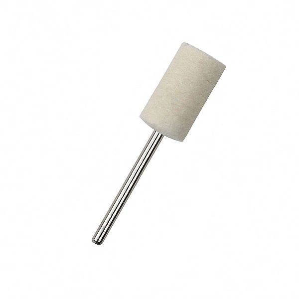 Frez filcowy do polerowania - cylinder średni / Bass Cosmetics