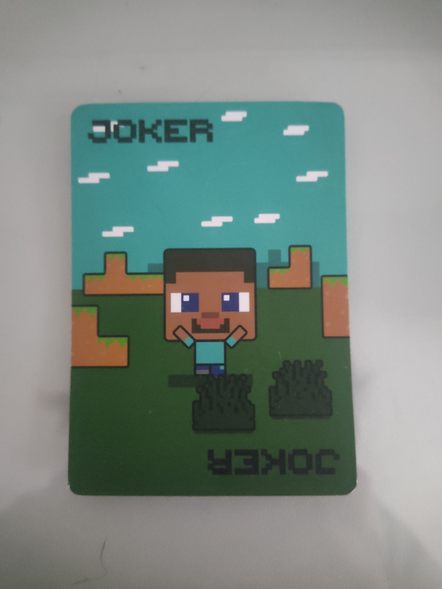 Baralho de cartas para jogar com parentes ou amigos oficial da Mojang.