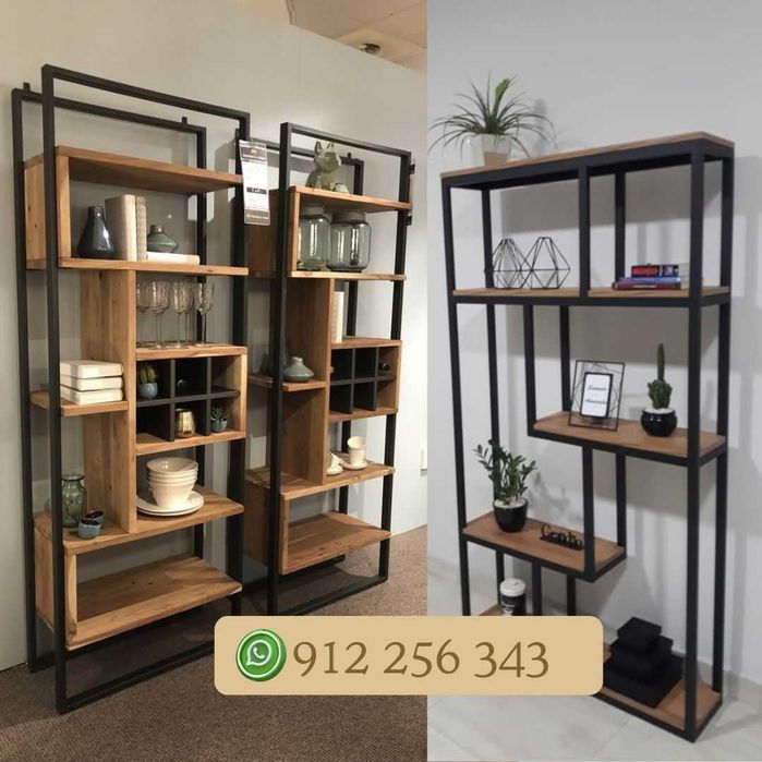 Móveis de tv em estilo industrial