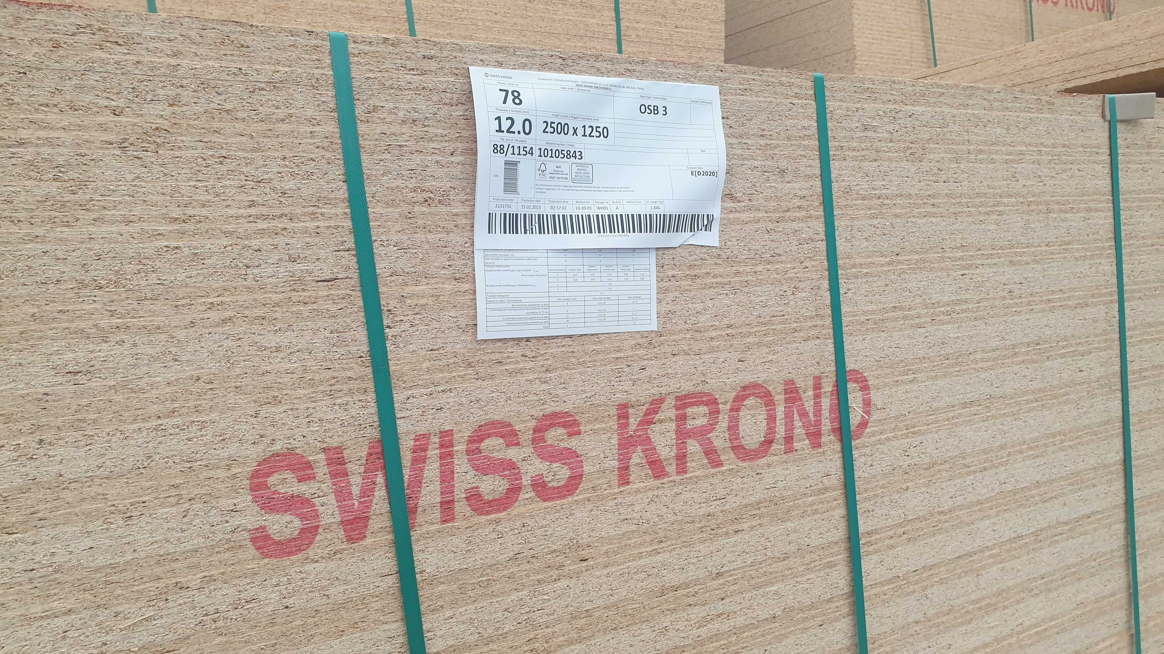 Płyta OSB gr 9 mm 1250 x 2500 PROMOCJA!!!