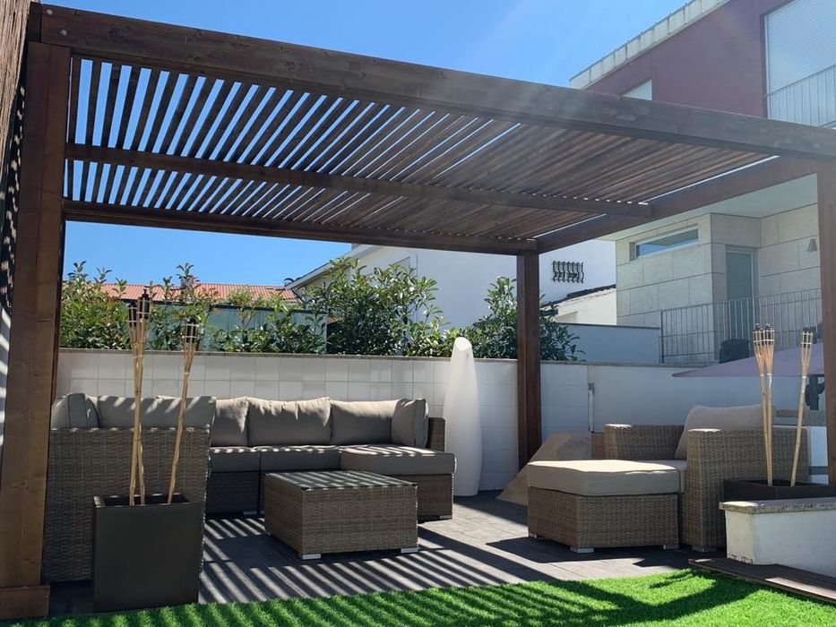 Pérgula em madeira em todo o País/Pergola