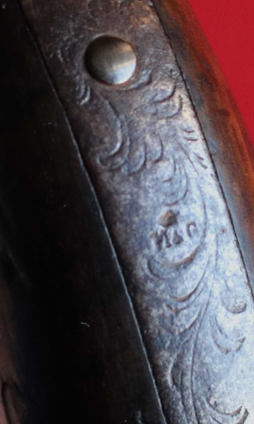 Revólver Pimenteiro (Pepperbox) 4 canos rotativos Liége raro