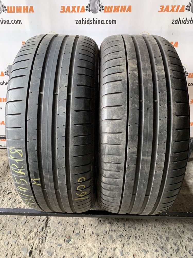 (2шт) 245/45R18 Pirelli PZero PZ4 (2021рік) літні шини