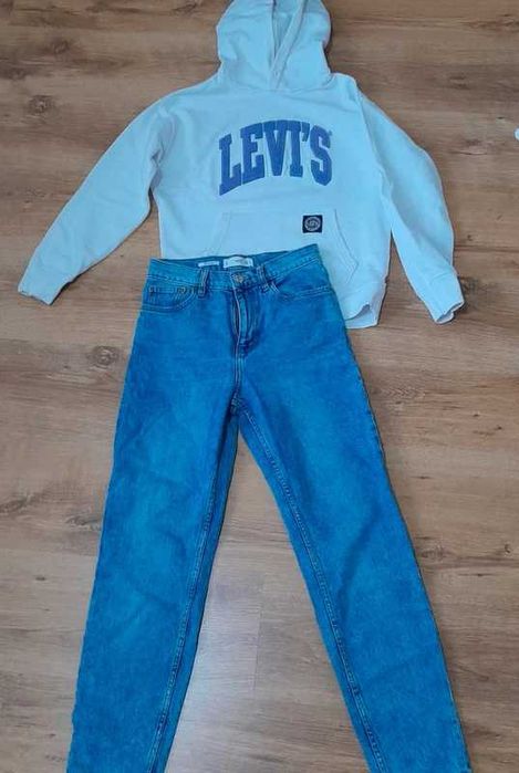 bluza levis damska   plus spodnie jeansy  xs