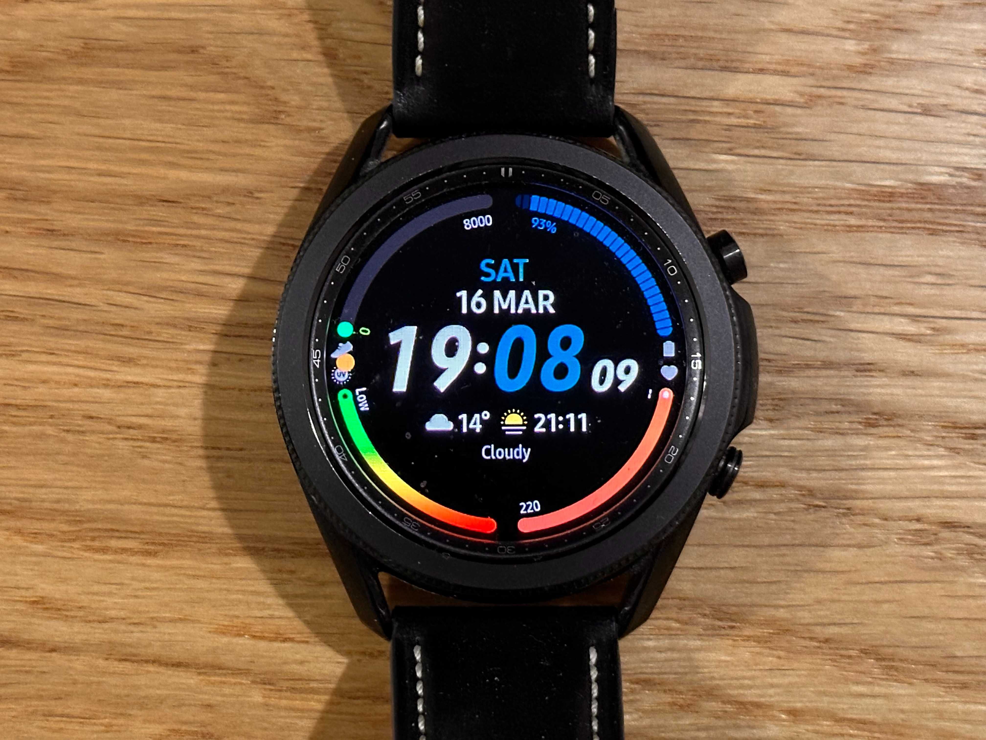Смарт-годинник Samsung Galaxy Watch 3 - 45 mm (б/у) + новий ремінець